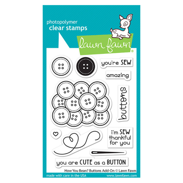 Tampons Transparents Clear Stamps How you bean ? Boutons add-on
