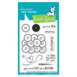 Tampons Transparents Clear Stamps How you bean ? Boutons add-on