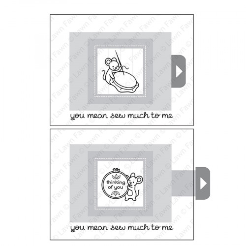 Tampons Transparents Clear Stamps Sew very mice
