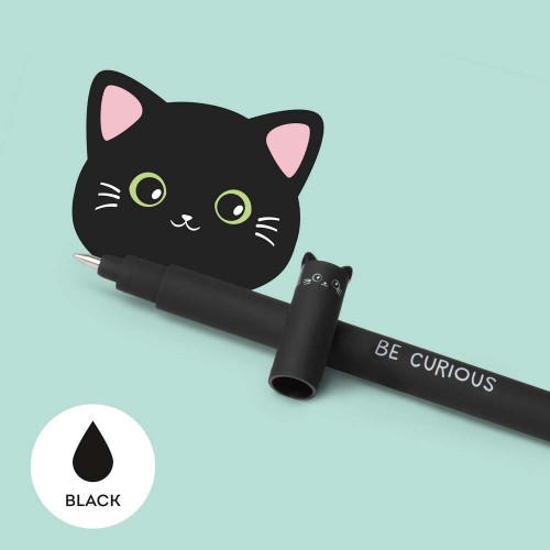 Stylo gel effaçable Animal Chat