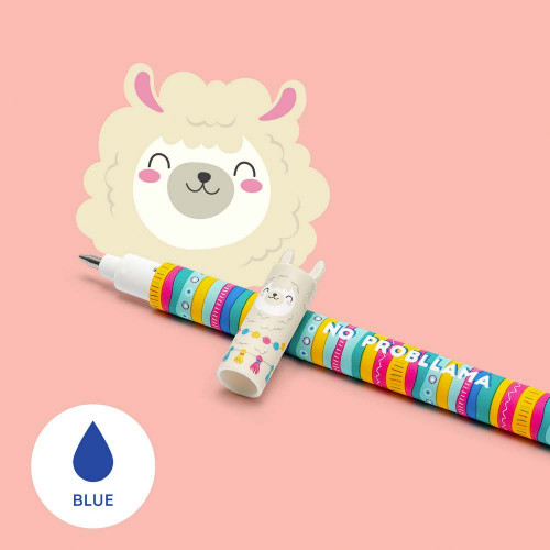 Stylo gel effaçable Animal Lama