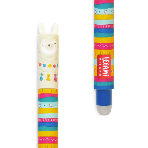 Stylo gel effaçable Animal Lama