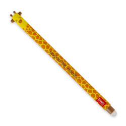 Stylo Gel Effaçable Girafe Encre Noire
