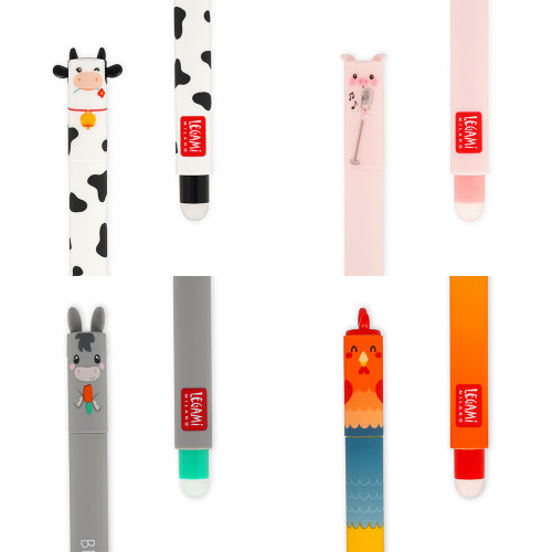 Stylo gel effacable 4 pcs Farm Sweet Farm - Legami