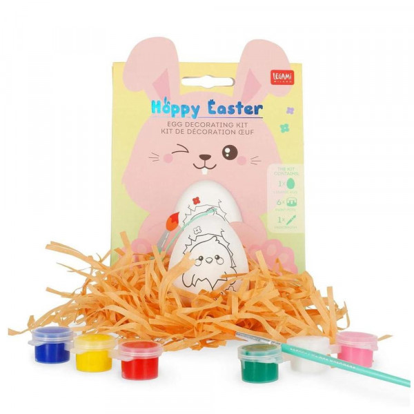 Kit Œuf de Pâques à décorer Hoppy Easter - Legami