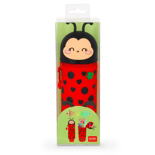 Trousse 2 en 1 Silicone Souple Coccinelle - Legami