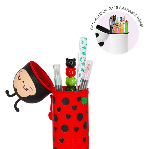 Trousse 2 en 1 Silicone Souple Coccinelle - Legami