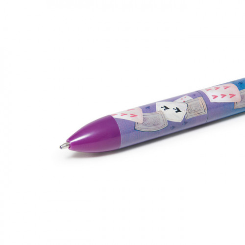 Stylo-bille double couleur Click&Clack Alice in Wonderland