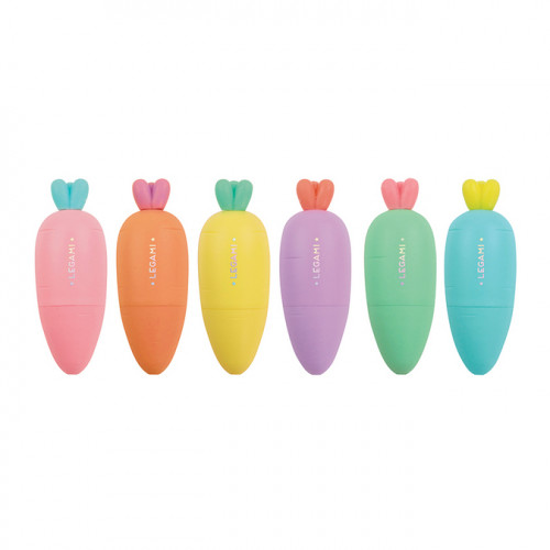Mini Surligneurs Karaté Team 6 Couleurs Pastel