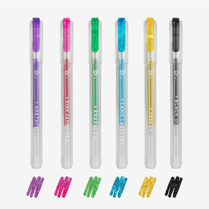 Stylos à encre gel effaçable Legami - Noël - Vert, rouge, bleu - 0,7 mm - 3  pièces