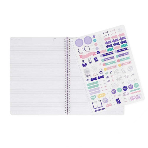 Carnet de Notes à spirale 21 x 29 cm Ligné Tarot