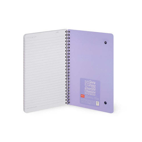Carnet de Notes à spirale 15 x 21 cm Ligné Licorne