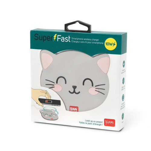 Chargeur Sans Fil avec Support Chat