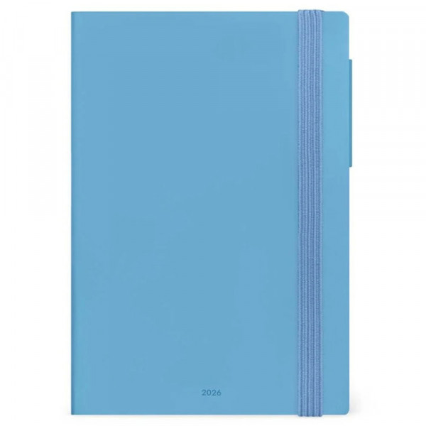Agenda semainier 2026 + notes Blue 18 x 12 cm - Legami