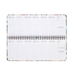 Planificateur de bureau 2026 - 27,7 x 10,2 cm Travel stickers - Legami