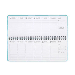 Planificateur de bureau 2026 - 27,7 x 10,2 cm Kitty - Legami