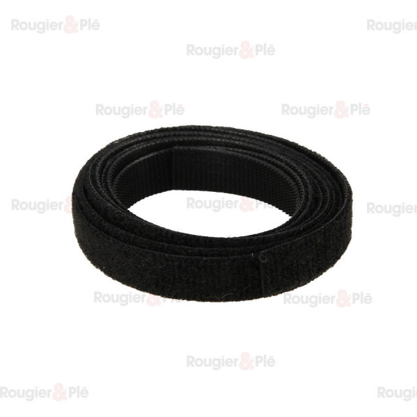 Bande Velcro auto agripante 1 cm x 1 m Noir