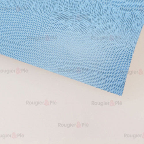 Skivertex adhésif 30 x 30 cm Touché lézard Bleu ciel