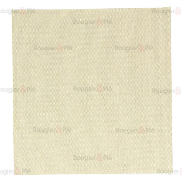 Toile de coton adhésive 30 x 30 cm Beige et jaune clair
