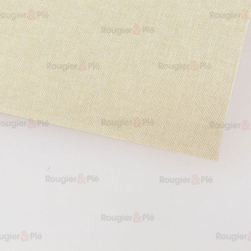 Toile de coton adhésive 30 x 30 cm Beige et jaune clair