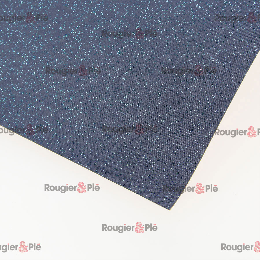10 Coupons Feutrine Pailletée Adhésive – 20 X 29 Cm – Assortiment De Couleurs – Marque Sodertex