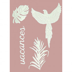 Dies Matrice de découpe Vacances A6 10 x 15 cm 4 pcs