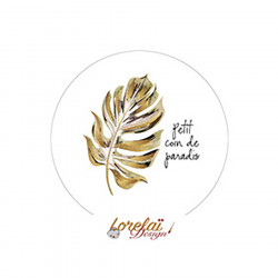 Badge Petit Coin de Paradis 38 mm 1pc