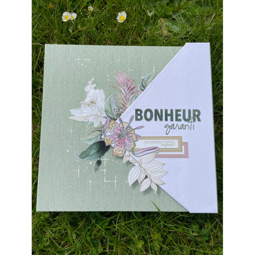 Tampon transparent Bonheur garanti 8 pcs