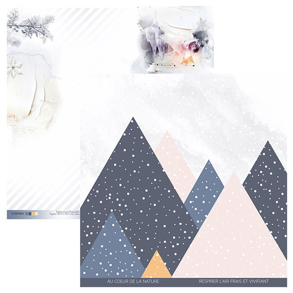 Nature Blanche Papier imprimé #5