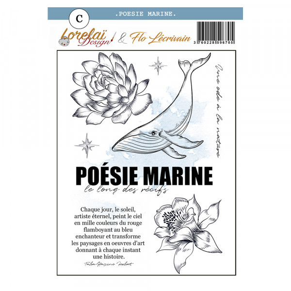 Tampons transparents Poésie marine