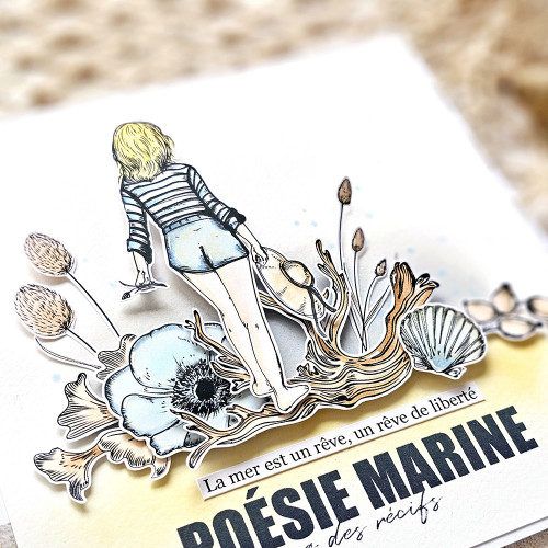 Tampons transparents Poésie marine