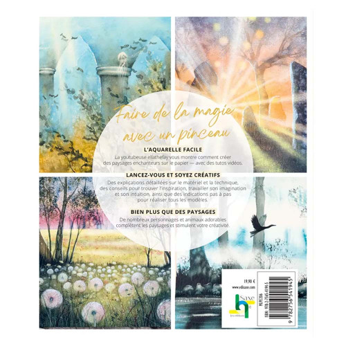 Livre Paysages fantastiques à l'aquarelle - Editions de Saxe
