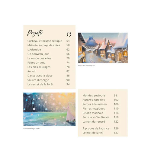 Livre Paysages fantastiques à l'aquarelle - Editions de Saxe