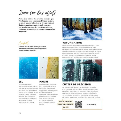 Livre Paysages fantastiques à l'aquarelle - Editions de Saxe
