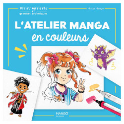 Livre L'atelier manga en couleurs - Mango