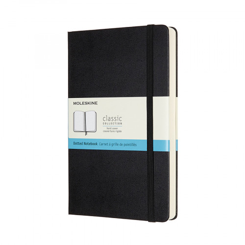 Carnet de Notes Classic Rigide Pointillé 13 x 21 cm Noir