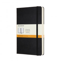 Carnet de Notes Classic Rigide Ligné 13 x 21 cm Noir