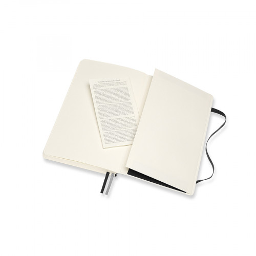 Carnet de Notes Classic Souple Pages blanches 13 x 21 cm Noir