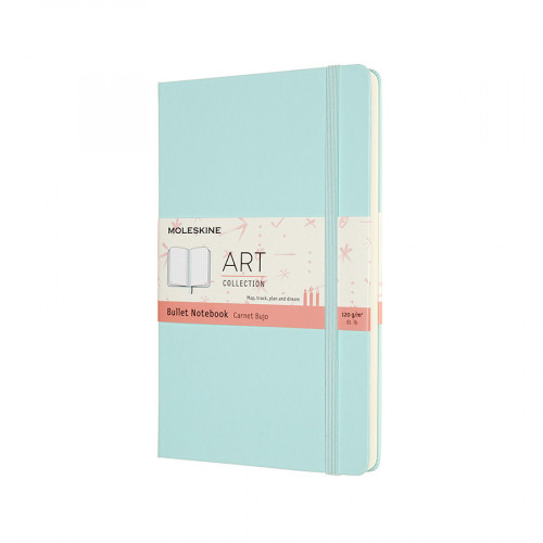 Carnet Bullet Art Pointillé 13 x 21 cm Aquamarine