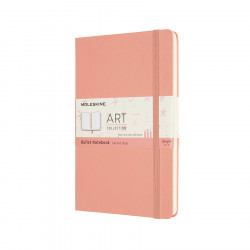 Carnet Bullet Art Pointillé 13 x 21 cm Rose Corail