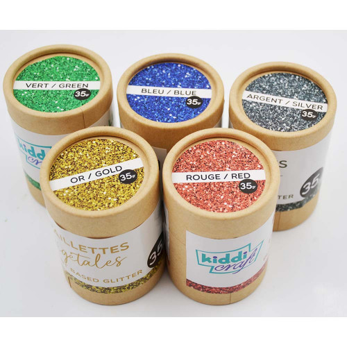 Tube de paillettes végétales 35g - Bleu