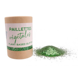 Tube de paillettes végétales 35g - Vert
