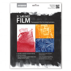 Film Transparent Solarfast pour Imprimante Jet d'encre 8 pcs 21.6 x 27.9 cm