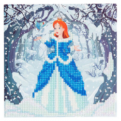 CRYSTAL ART Broderie diamant Carte 18 x 18 cm Princesse