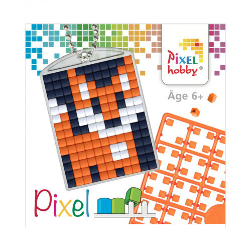 PIXEL Kit créatif porte-clés 4 x 3 cm - Renard