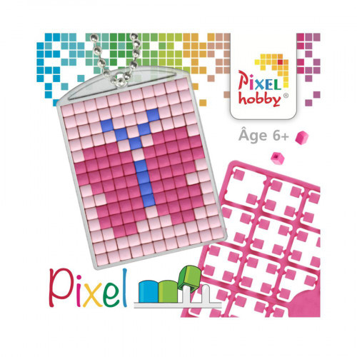 PIXEL Kit créatif porte-clés 4 x 3 cm - Papillon