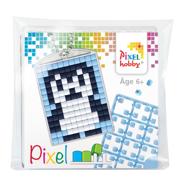 PIXEL Kit créatif porte-clés 4 x 3 cm - Pingouin