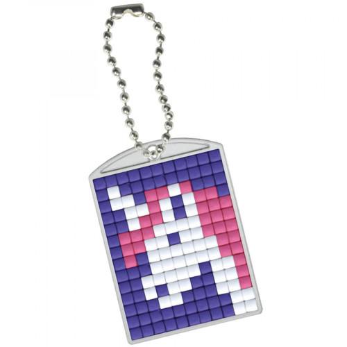 PIXEL Kit créatif porte-clés 4 x 3 cm - Licorne