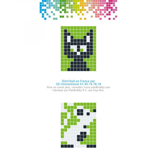 PIXEL Kit créatif porte-clés 4 x 3 cm - Chat