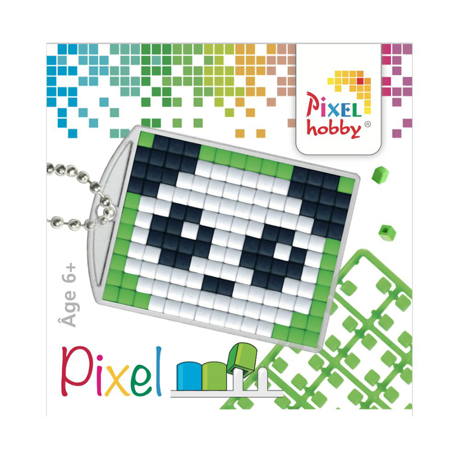Kit créatif Pixel Girly 3 porte-clés avec livret 38 modèles ref PX20131